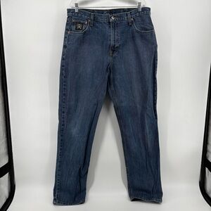 Cinch Mens Medium Wash Black Label Straight Leg Jeans‎ Size 36x34